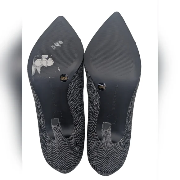 BCBGeneration Duboise Size 6.5 Stilleto Pointed Toe Fabric With Leather Accents - Picture 15 of 17